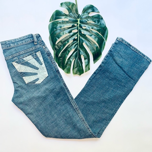 Bench Jeans Bench Rare Y2k Low Rise Straight Retro Logo Jeans